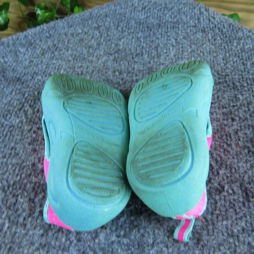 Speedo Girls Water Sox Sz T‎ 5-6 Medium Pink Synthetic Hook & Loop